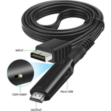 Sagrado Ps2 Için Wııstar HDMI Uyumlu Ses Video Dönüştürücü Adaptör Desteği Ps 1/2 Için Hdtv Pc Full Hd Kablo Adaptörü (Yurt Dışından)