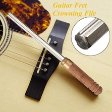 Sagrado Gitar Perde Dosyası 3'ü 1 Arada Gitar Perdesi Taçlandırma Dosyası Müzik Aletleri Perde Onarımı ve Parlatma Araçları, Ahşap Saplı (Yurt Dışından)