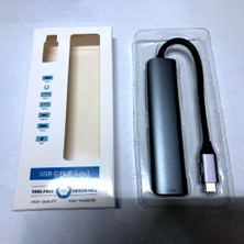 Sagrado Beşi Bir Arada Yerleştirme Istasyonu USB C Hub HDMI Uyumlu, 4K@30Hz+PD (Yurt Dışından)