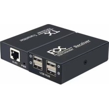 Sagrado 120M USB Genişletici 4 Bağlantı Noktalı Usb2.0 Hub Genişletici RJ45 Ethernet Üzerinden USB Utp Uzatma Verici Alıcı-Abd Tak (Yurt Dışından)