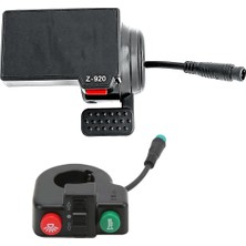 Sagrado 6 Pin LCD Ekran Gösterge Paneli + Anahtar Düğmesi Kugoo M4 Pro + Elektrikli Scooter Gösterge Ekranı Aksesuarları Değiştirin (Yurt Dışından)