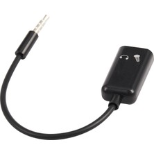 Sagrado 3.5mm Stereo Ses Ayırıcı Erkek - Kulaklık Kulaklık + Mikrofon Adaptörü Çiftler Kablo Demeti Konnektörünü Çevirir (Yurt Dışından)