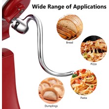 Sagrado Kitchenaid 5qt Kaldırma ve 6qt Stand Mikser Için Hamur Kancası, Mikser Hamur Ataşmanı, Bulaşık Makinesinde Yıkanabilir (Yurt Dışından)