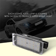 Sagrado 2 Adet Araba LED Numarası Plaka Işığı Renault Megane 2 Clio Laguna 2 Megane 3 Twingo Master Vel Satis (Yurt Dışından)