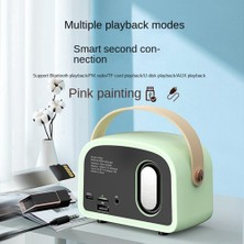 Sagrado Mini Bluetooth Hoparlör Klasik Müzik Çalar Stereo Subwoofer Ev A (Yurt Dışından)