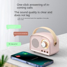 Sagrado Mini Bluetooth Hoparlör Klasik Müzik Çalar Stereo Subwoofer Ev A (Yurt Dışından)