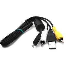 Sagrado Uc-E6 Kamera Mini 8 Pin USB Veri Kablosu ile Video Av Rca Çift Çok Fonksiyonlu Nikon Coolpix Fuji Panasonic Için (Yurt Dışından)