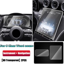 Sagrado Adet Araba Gps Navigasyon Ekran Filmi Enstrüman Temperli Cam Koruyucu Film Mercedes Benz C-Class W206 2022 + (Yurt Dışından)