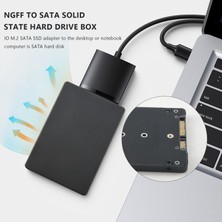 Sagrado M.2 Ngff (Sata) Ssd'den 2,5 Inç Sata Adaptör Kartına 8mm Kalınlık Muhafazası (Yurt Dışından)