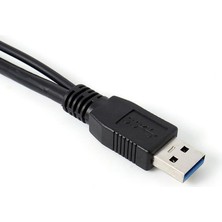 Sagrado Double A Mikro USB B 3.0 Y Kablosu Hareketli Sabit Sürücü Kablosu Siyah (Yurt Dışından)