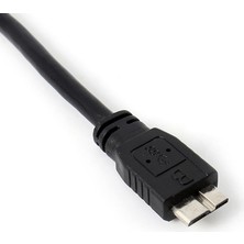 Sagrado Double A Mikro USB B 3.0 Y Kablosu Hareketli Sabit Sürücü Kablosu Siyah (Yurt Dışından)