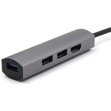 Sagrado Huawei Mate 10/ P30 Için 3x Usb3.0'a Type-C Hub Dönüştürücü, Gri (Yurt Dışından)