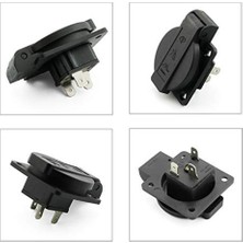 Sagrado 10 Adet 15A 125V Kapaklı Güç Çıkışı Us 3 Pin Adaptör Us Plug (Yurt Dışından)