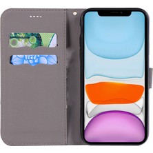 Sagrado iPhone 11 Pro Flip Cover Case Için Colorblock Flip Wallet Telefon Kılıfı (Yurt Dışından)