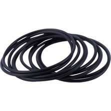 Sagrado 10 Adet Siyah Kauçuk Yağ Filtresi Contası O-Ring Contası 38MM x 35MM x 1.5mm (Yurt Dışından)