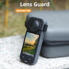 Sagrado Sunnylife Koruyucu Lens Kapağı INSTA360 X3 Kamera Lensi Silikon Kapak Kamera Ayrılabilir Lens Koruyucu Kapak Aksesuarı (Yurt Dışından)