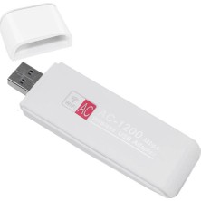 Sagrado AC1200M Wifi Adaptörü Çift Bant 2.4g/5.8g USB Kablosuz Adaptör Kablosuz Dongle Ağ Kartı MT7612UN USB Wifi Adaptörü (Yurt Dışından)