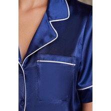 Pierre Cardin  Saten Biyeli Pijama Takımı  - 1205