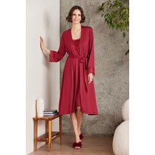 Pierre Cardin Penye Dantelli Gecelik & Sabahlık Takım  - 4005