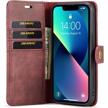 Xstep Case iPhone 15 Plus Ayrılabilir Manyetik Telefon Kılıfı Anti-Dorp Bölünmüş Deri Cüzdan Stand Kılıfı (Yurt Dışından)