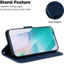 Xstep Case iPhone 15 Plus Sevimli Kaplan Deseni Baskılı Pu Deri Kapak Cüzdan Standı Iyi Korumalı Telefon Kasası (Yurt Dışından)