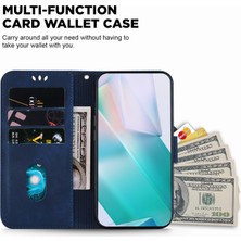 Xstep Case iPhone 15 Plus Sevimli Kaplan Deseni Baskılı Pu Deri Kapak Cüzdan Standı Iyi Korumalı Telefon Kasası (Yurt Dışından)