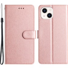 Xstep Case iPhone 15 Pu Deri+Tpu Ipek Doku Cüzdan Stand Telefon Kapağı Koruyucu Kılıf Kayış (Yurt Dışından)