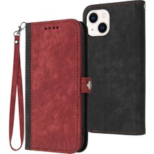 Xstep Case iPhone 15 Pu Deri Anti-Fall Kabuk Çift Manyetik Toka Flip Stand Kapağı Kayışla (Yurt Dışından)