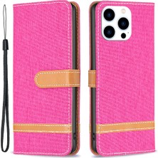 Xstep Case iPhone 15 Pro Kot Kumaş Ekleme Pu Deri + Tpu Darbeye Dayanıklı Telefon Kılıfı Cüzdan Standı Kapağı (Yurt Dışından)