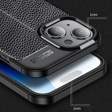 Xstep Case iPhone 15 Plus Tpu Telefon Kılıfı Litchi Doku Damla Koruma Geri Kapak (Yurt Dışından)