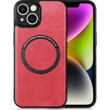 Xstep Case iPhone 15 Plus Telefon Kasası Pu Deri Kaplı Pc+Tpu Kapağı Magsafe ile Uyumlu (Yurt Dışından)