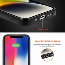 Xstep Case iPhone 15 Plus Telefon Kasası Pu Deri Kaplı Pc+Tpu Kapağı Magsafe ile Uyumlu (Yurt Dışından)