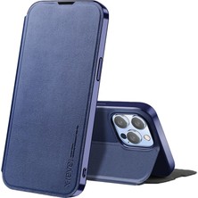 Xstep Case iPhone 15 Pro Shockproof Case Manyetik Kapatma Pu Deri Flip Telefon Kapağı Standlı (Yurt Dışından)