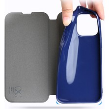 Xstep Case iPhone 15 Pro Shockproof Case Manyetik Kapatma Pu Deri Flip Telefon Kapağı Standlı (Yurt Dışından)