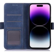 Xstep Case iPhone 15 Pro Damla Geçirmez Cüzdan Kapağı Retro Pu Deri Telefon Kılıfı Stand ile (Yurt Dışından)