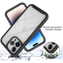 Xstep Case iPhone 15 Pro 3'ü 1 Arada Darbeye Dayanıklı Kılıf Çizilmez Tpu+Pc Telefon Kapağı (Yurt Dışından)