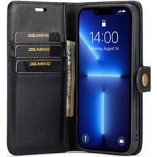 Xstep Case iPhone 15 Pro Max Söndürülebilir Manyetik Telefon Kılıf Damla Damalı Deri Deri Cüzdan Stand Kapağı (Yurt Dışından)