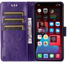 Xstep Case iPhone 15 Pro Max Cep Telefonu Kılıfı Pu Deri Cüzdan Kapak Stand Kayışı (Yurt Dışından)