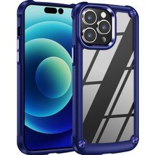Xstep Case iPhone 15 Pro Max Pc+Tpu Telefon Kılıfı Düşmeyi Önleyici Alaşım Lens Çerçevesi Koruyucu Telefon Kapağı (Yurt Dışından)