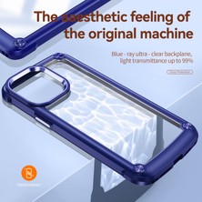 Xstep Case iPhone 15 Pro Max Pc+Tpu Telefon Kılıfı Düşmeyi Önleyici Alaşım Lens Çerçevesi Koruyucu Telefon Kapağı (Yurt Dışından)