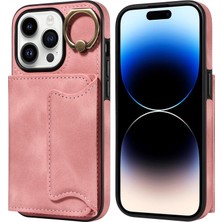 Xstep Case iPhone 15 Plus Deri+Tpu Kapak Cilt Touch Hissed Hisset Telefon Kılıfı Tutucu Kickstand Telefon Kabuğu (Yurt Dışından)