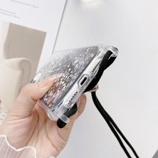 Xstep Case iPhone 15 Plus Epoksi Çizilmez Telefon Kılıfı Ince Kordonlu Quicksand Darbeye Dayanıklı Tpu Kılıf (Yurt Dışından)