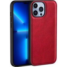 Xstep Case iPhone 15 Pro Damla Geçirmez Telefon Kasası Retro Pu Deri Kaplamalı Tpu+Pc Arka Kapak (Yurt Dışından)