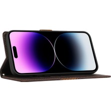Xstep Case iPhone 15 Pro Cüzdan Deri Kılıfı, Stand Grid Ekleme Koruyucu Telefon Kapağı Kayışlı (Yurt Dışından)