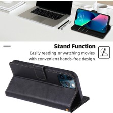 Xstep Case iPhone 15 Pro Magnetic Toka Folio Flip Pu Deri Cüzdan Kılıf Cep Telefonu Katlanabilir Stand Kapağı (Yurt Dışından)
