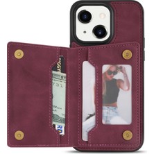 Xstep Case iPhone 15 Plus Zipper Cep Deri Kaplamalı Tpu Telefon Kılıfı Cüzdan Telefon Kickstand Kapak (Yurt Dışından)