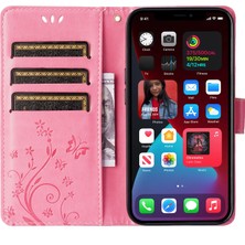 Xstep Case iPhone 15 Pro Max Cep Telefonu Kılıfı Pu Deri Cüzdan Kapak Stand Kayışı (Yurt Dışından)