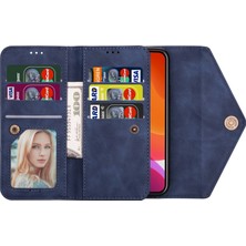 Xstep Case iPhone 15 Pu Deri Fermuarı Cep Cüzdanı Kılıflı Kılıflı Kılıflı Kılıf (Yurt Dışından)