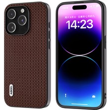 Xstep Case iPhone 15 Pro Max Cowhide Deri Kaplamalı Pc+Tpu Telefon Kılıfı Ince Koruyucu Kapak (Yurt Dışından)