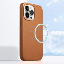 Xstep Case iPhone 15 Plus Çizilmez Telefon Kılıfı Magsafe Şarj Cihazıyla Uyumlu Pu+Pc Koruyucu Kılıf (Yurt Dışından)